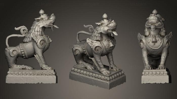 Скульптуры индийские Guardian Lion
